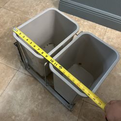 Trash Bin Pull Out Kitchen Cabinet 