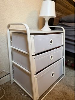 Side table and lamp