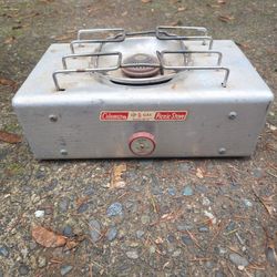 Vintage Coleman Aluminum Picnic Stove 5404 Single Burner
