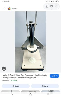 Pineapple peeler n cutter