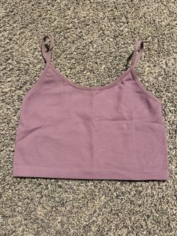 Mauve crop top
