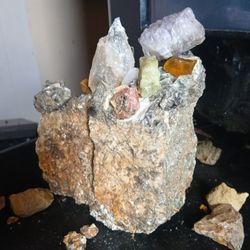 Crystal Cluster In Raw 