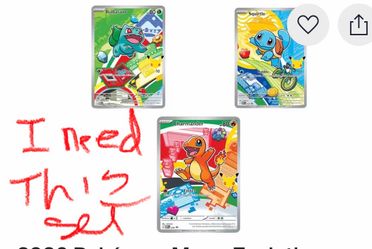 I need the chamander set