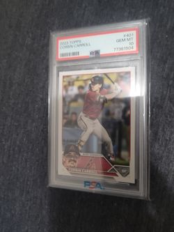 2023 topps corbin carroll psa 10