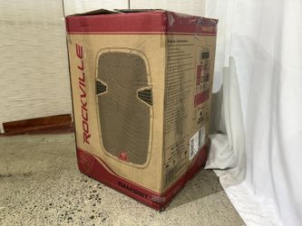 ROCKVILLE Rechargeable PA Speaker + Wireless Mic System Bundle Model # RAM12BT V2