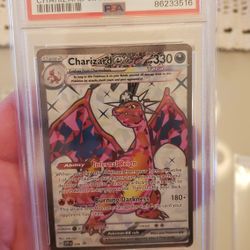 Graded Mint 9 PSA CHARIZARD EX pokemon Card