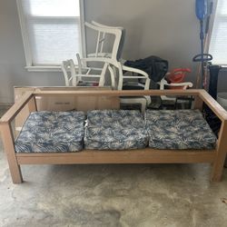 Outdoor Patio Furniture - Couch & Two Chairs