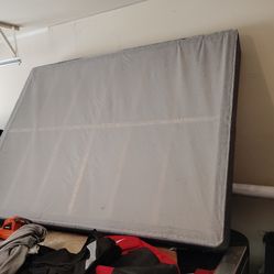 Queen Bed Box spring and rails