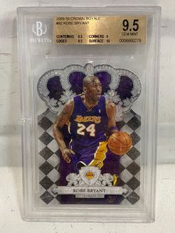 KOBE BRYANT #92 2009-10 PANINI CROWN ROYALE BGS 9.5 GEM MINT (CMP128900)