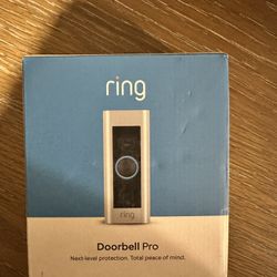 RING DOORBELL PRO
