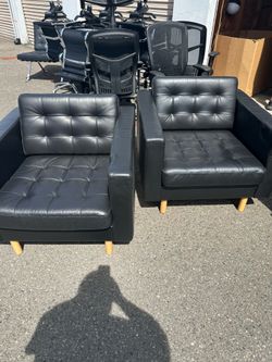 Black chairs