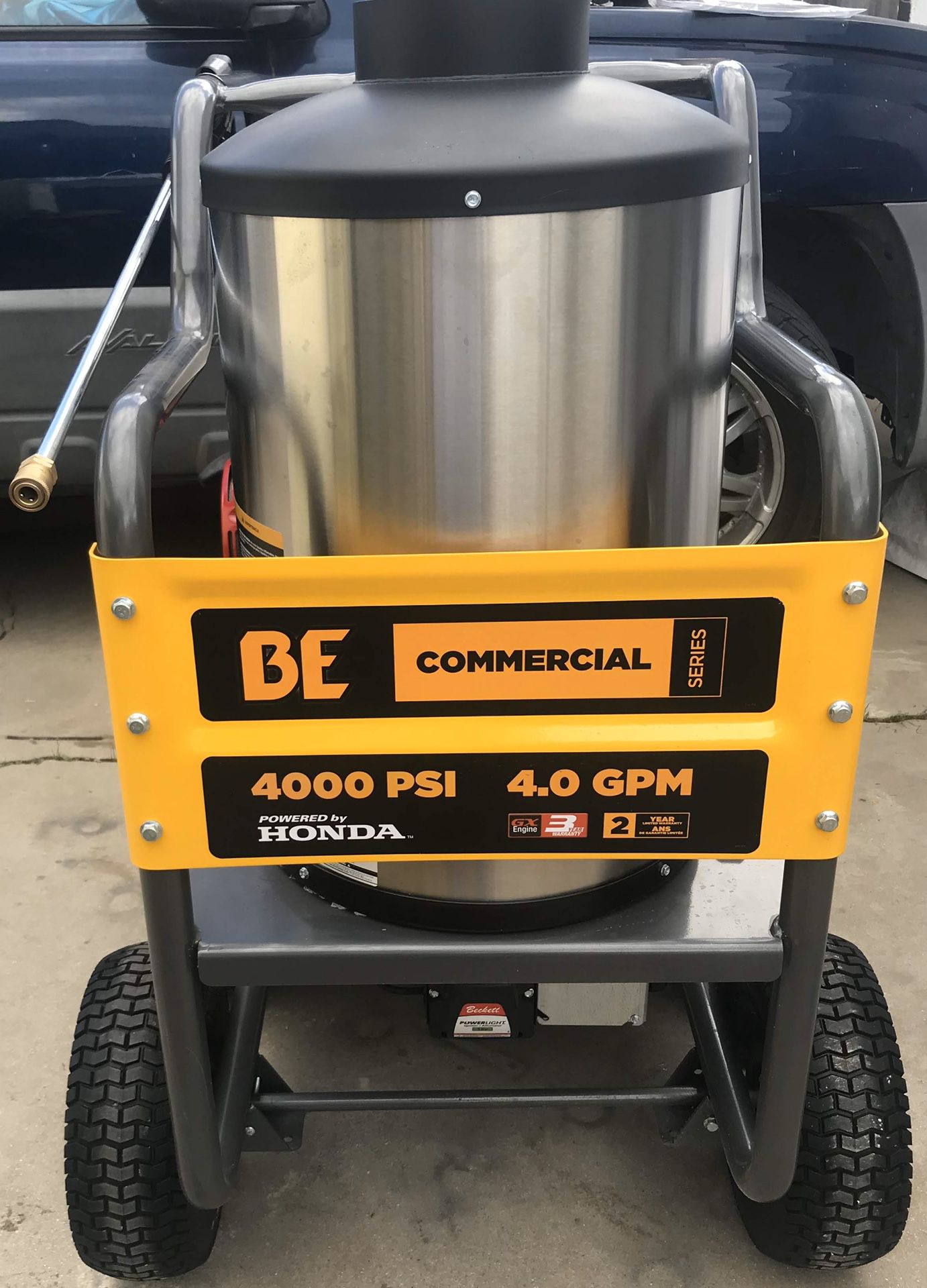 BE Commercial Hot Water Pressure Washer