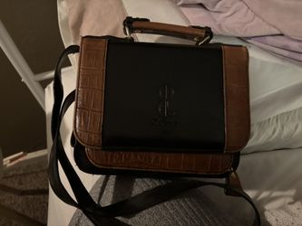 Vintage Medium Size Black And Brown Women’s Bag