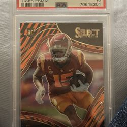 2022 Select Draft Picks Drake London tiger prizm