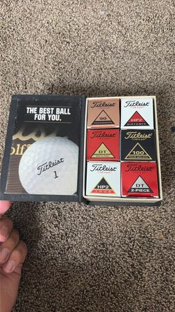 Titleist Golf Ball Fitting Kit Box