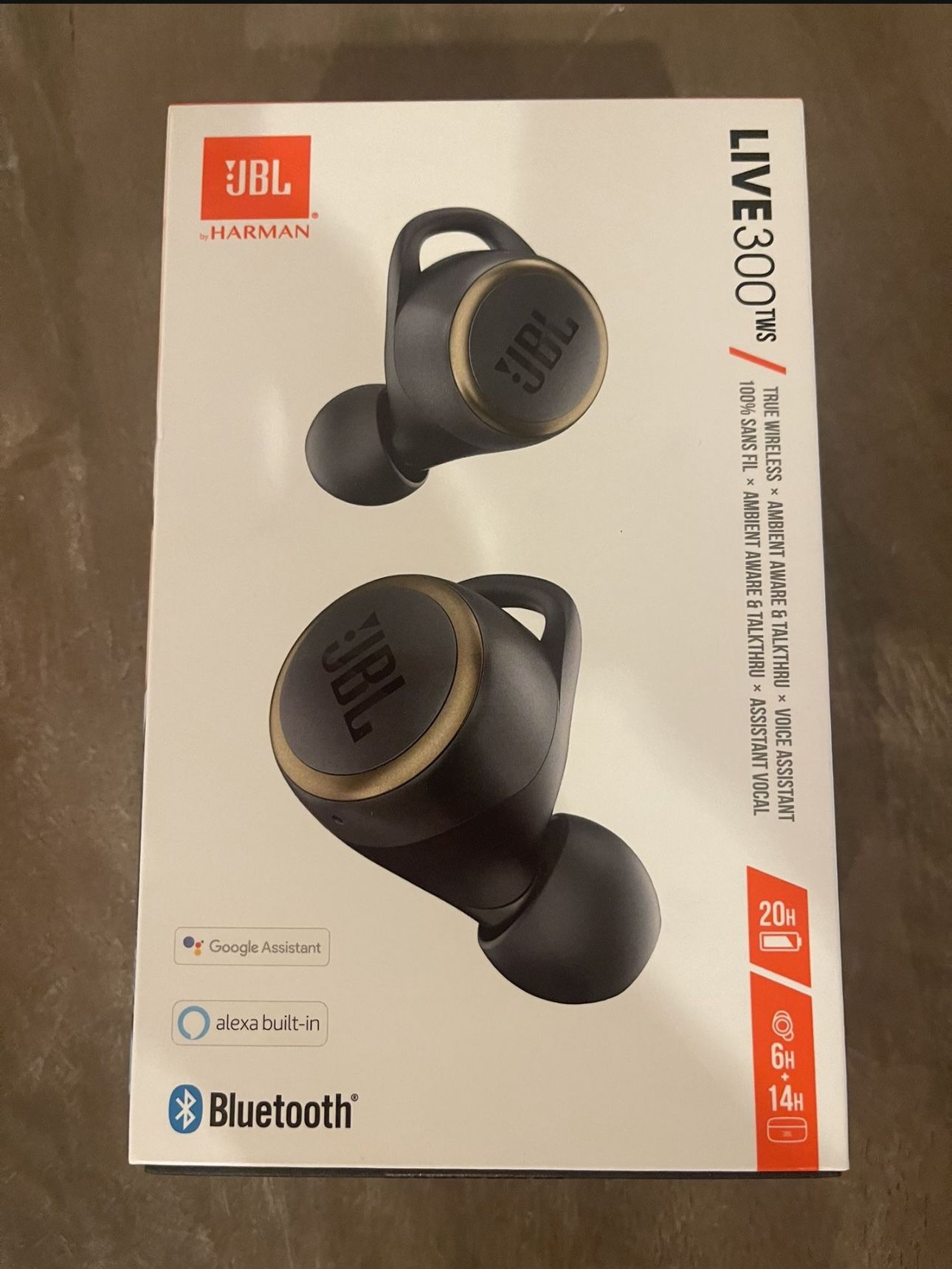 JBL Live 300TWS True Wireless In-Ear Bluetooth Headphones