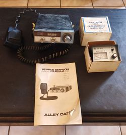 Pearce-Simpson Alley Cat 23 CB Radio with SWR Meter