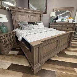 4 Pc King Bedroom Set No Credit Needed $10 Down 