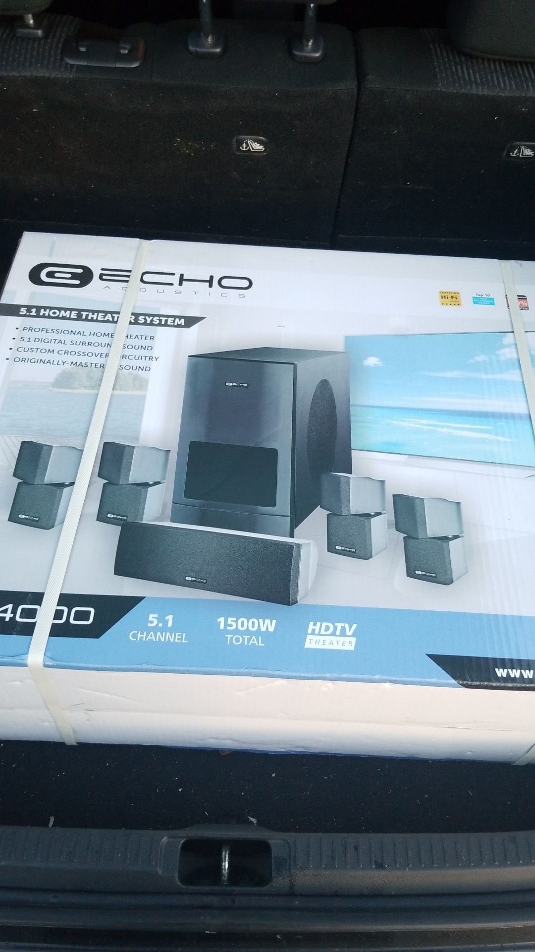 ECHO ACOUSTICS 5.1 HOME THEATER SYSTEM
