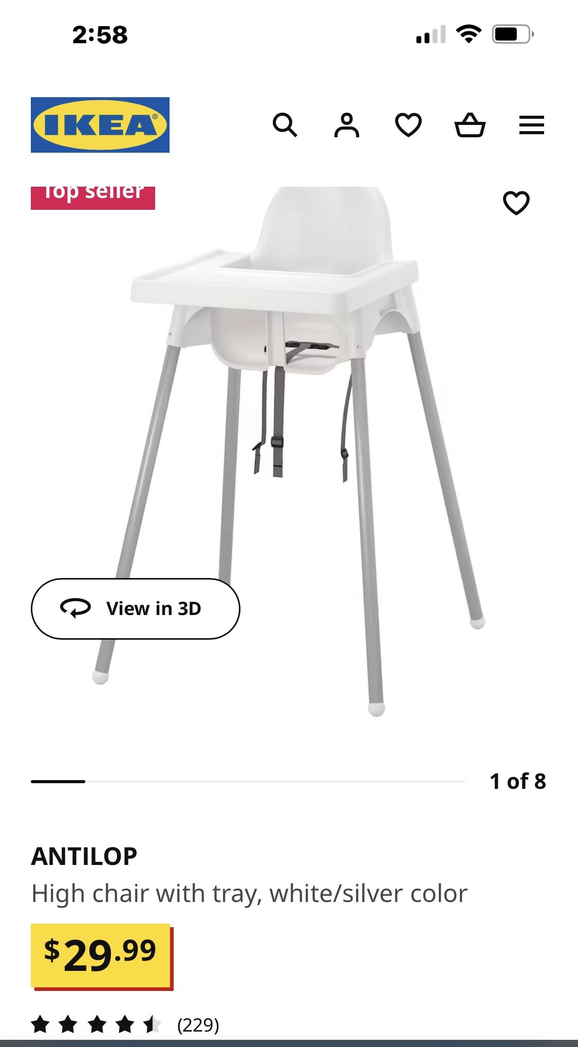 IKEA High Chair 