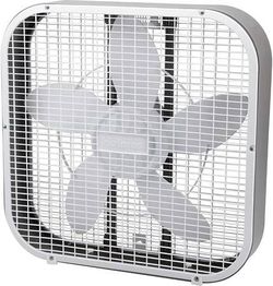 20" White 3-Speed Box Fan - MUST SELL BY JULY 30!