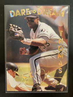 White Sox Frank Thomas - 1994 Dare To Dream Gold Foil Autograph PROMO Card