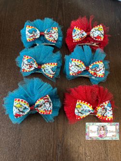 Dr. Seuss Puffy Bows