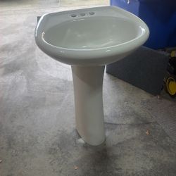 Porcelain Pedestal Sink