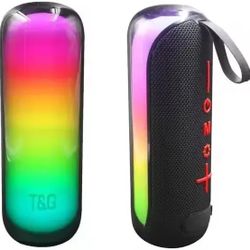 Portable Bluetooth Speaker With RGB LED lights 