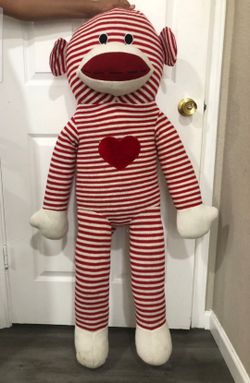 Life size sock monkey