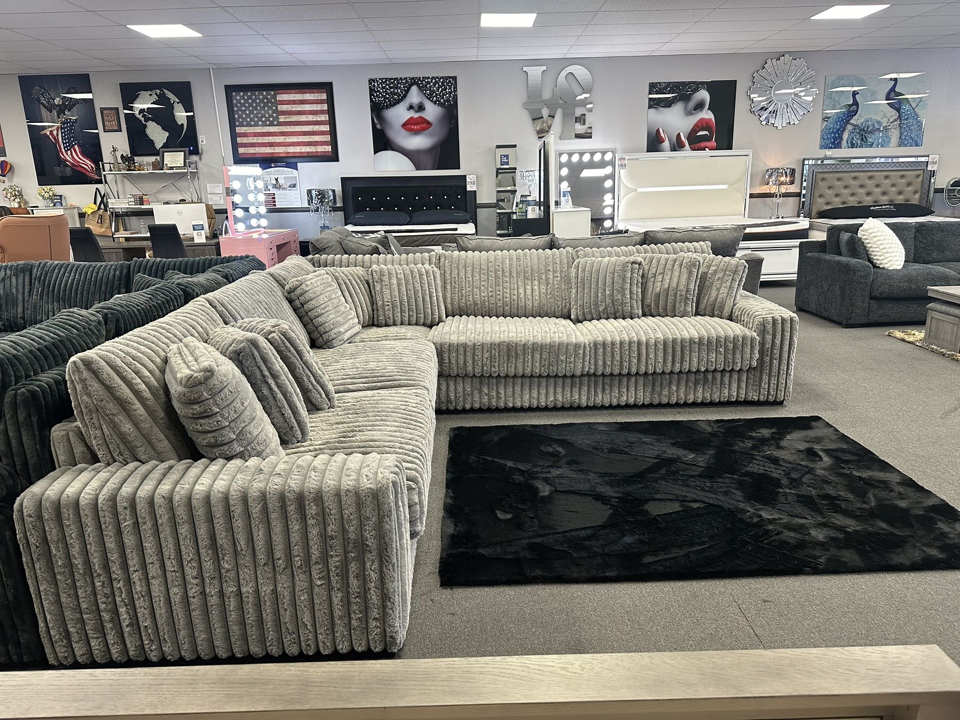 L Shape Sofa Sectional 🔥 In Stock
