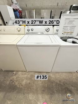 Whirlpool washer top load electric (#135)