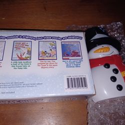 Cute Scholastic My Electronic Library Snowman Audio Player. Plays 4 children's books