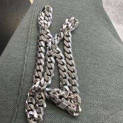 Silver Cuban Link. 925 Made In Italy 700$