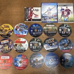Ps2 games and controllers