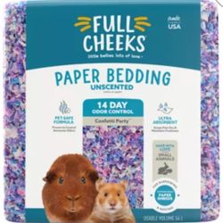 ($20) Full Cheeks™ Odor Control Small Pet Paper Bedding - Confetti Party