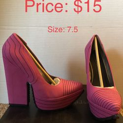 BRAND NEW! Michael Antonio Pink Heels