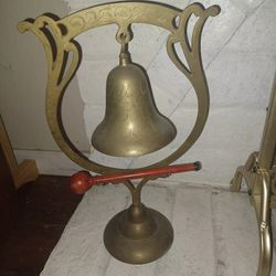 Antique Solid Brass Bell 