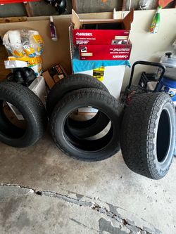 Set of 4 goodyear wranglers