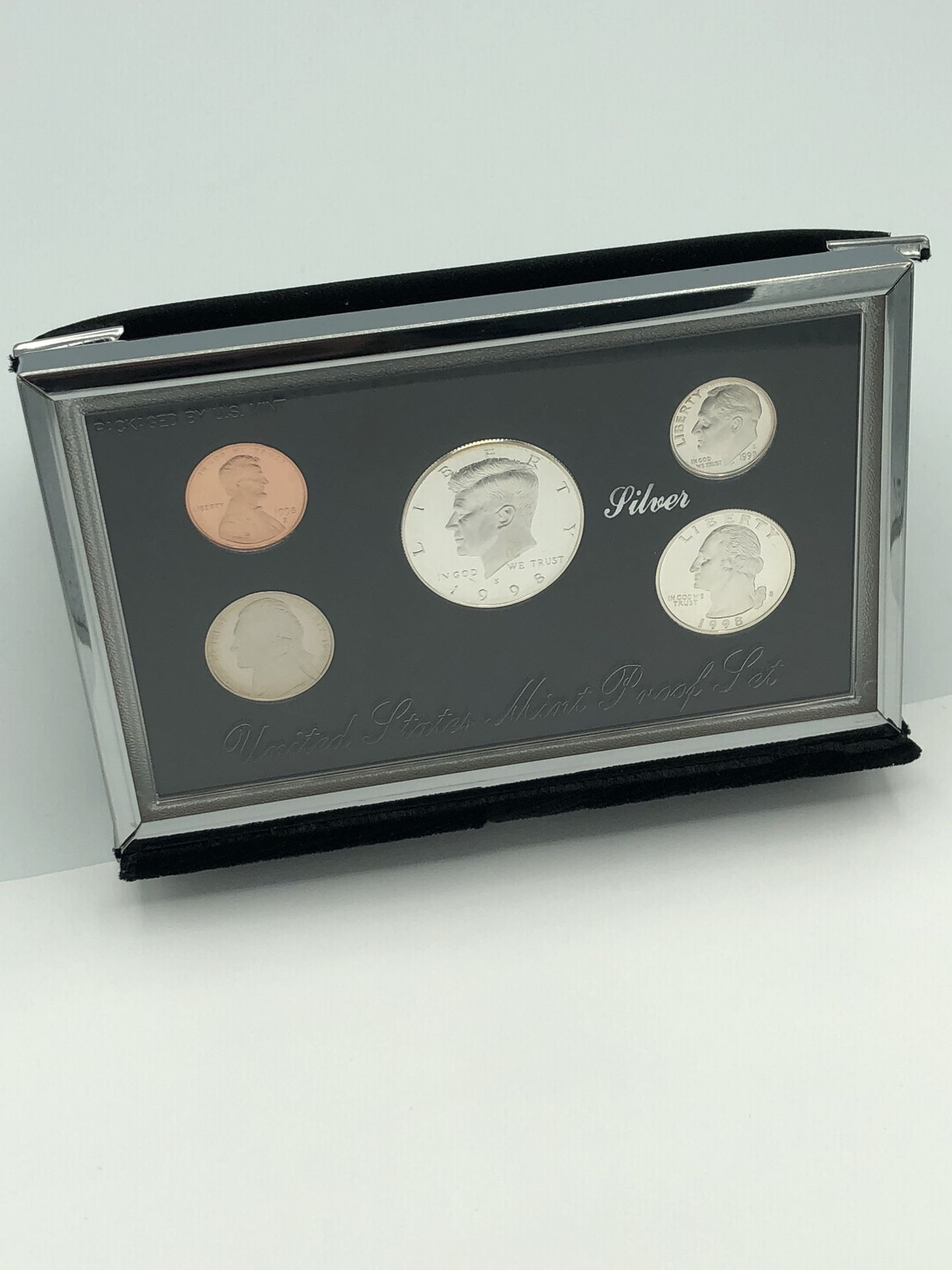 1998 United States Mint Premier Silver Proof Set.