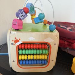 Wooden Activity Cube Toy