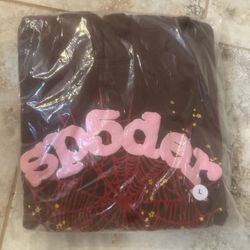 Sp5der Web Hoodie ‘Brown’