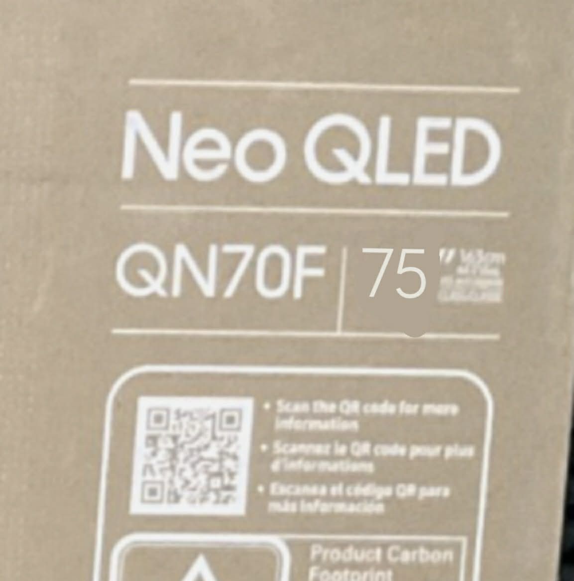 Samsung 75-Inch Class Neo QLED QN70F 4K Mini LED Smart