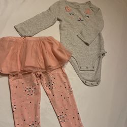 2 pieces 24M carters $$4           bag 1/2