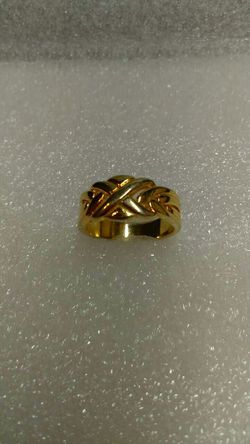 Braided / Twisted Gold Ring