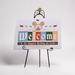 Welcome Disney Sign