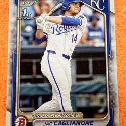 Jac Caglianone 1st 2024 Bowman Draft #BD-8 Prospect - Kansas City Royals
