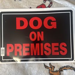 Dog sign