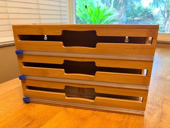 Bamboo Wrap Organizer with Cutter