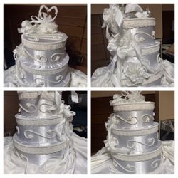 Wedding Cake Card Box,  $40